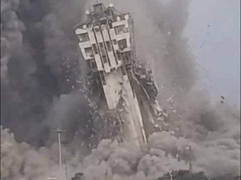 US-Iran Conflict Escalates: New Image Shows Chabahar Port Tower Collapse as US Strikes Hit Bridges and Military Sites