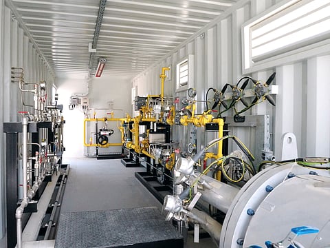 The natural gas connection project in Dibba Al Hisn was divided into three main projects, which were carried out simultaneously.