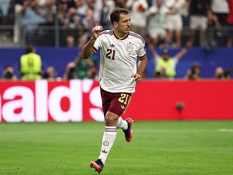 Spain's forward Mikel Oyarzabal has been their unlikely hero during the tournament 