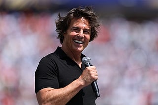 Tom Cruise speaks before the FIFA World Cup 2026 Final match between Spain and Argentina at New York New Jersey Stadium on July 19, 2026 in East Rutherford, New Jersey.