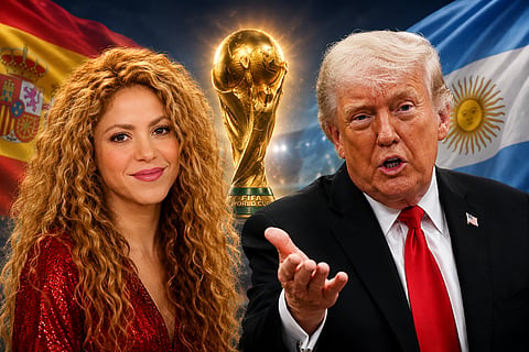 US President Donald Trump and global music icon Shakira have shared their predictions