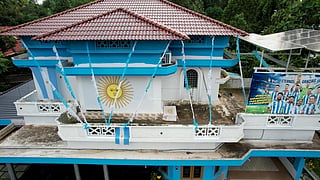 This Kerala fan painted his house for Messi, Argentina