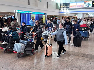 Dubai Airports CEO Paul Griffiths says operations are stable as airlines reroute flights around affected airspace.