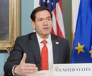 US Secretary of State Marco Rubio