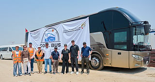 The UAE Lottery joined forces with SmartLife Foundation to support outdoor workers through the Cool Bus Shelter initiative