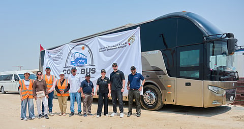 The UAE Lottery joined forces with SmartLife Foundation to support outdoor workers through the Cool Bus Shelter initiative