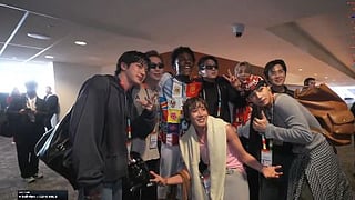 The American streamer, whose real name is Darren Watkins Jr., crossed paths with the Korean stars during the Argentina vs Spain final — and did not exactly play it cool.