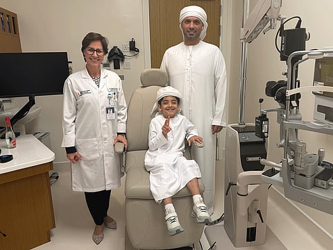 From Boston to Abu Dhabi: How a seven-year-old found world-class eye surgery