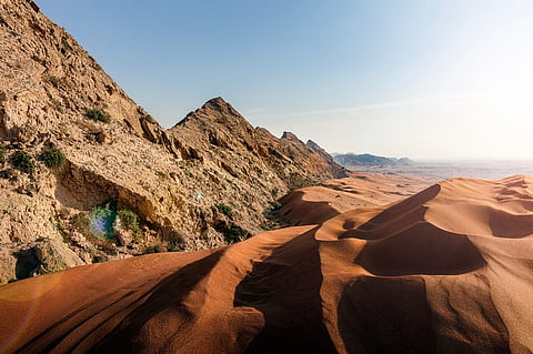 A view of Sharjah's Faya Palaeolandscape inscribed on UNESCO’s World Heritage List