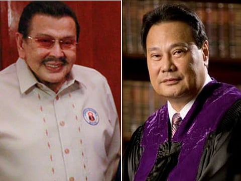 President Erap Estrada, former Chief Justice Renato Corona.