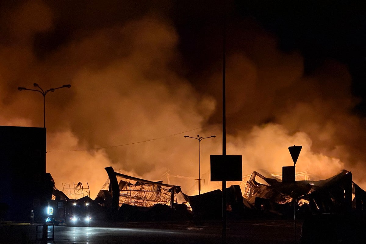 Russian Strikes Reportedly Kill One in Ukraine's Northeast