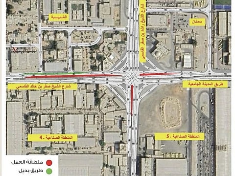Sharjah announces partial closure of Sheikh Saqr Road for 74 days