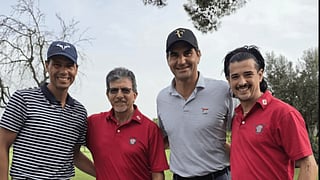 Federer, Nadal bond during golf outing in Mallorca