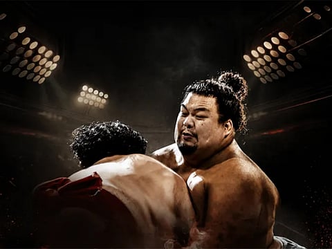 Historic event brings professional sumo and its traditions to the UAE for the first time.