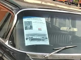 Man cuts up Nasser's classic Cadillac