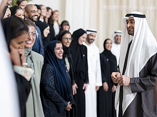 The meeting highlighted the team's contribution to celebrating the UAE’s history, achievements and national identity.