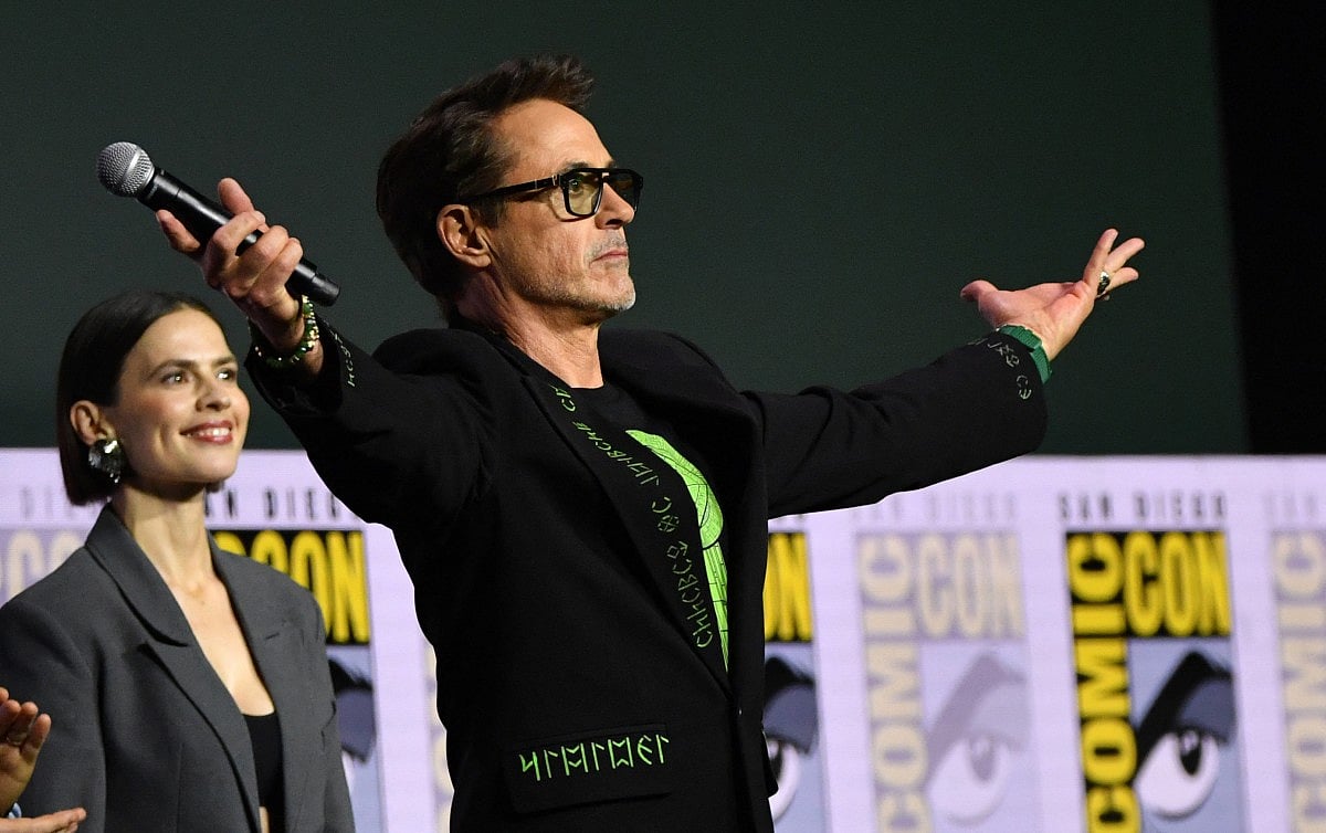 US actor Robert Downey Jr. attends the Marvel panel during Comic-Con International in San Diego, California, on July 25, 2026.
