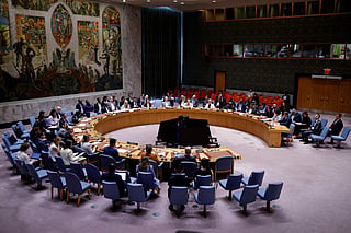 The United Nations Security Council holds an emergency meeting on the Ukraine-Russia war at UN Headquarters in New York, on June 10, 2026.