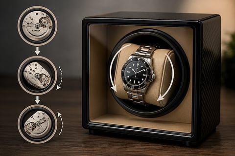 Watch winder mechanism