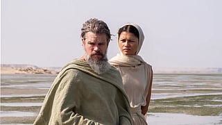 Matt Damon and Zendaya in The Odyssey. 