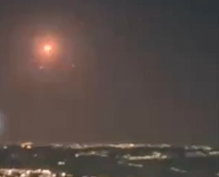 Video footage shows reported anti-missile interception following the launch of  missiles at a US base in Jordan in the first direct Iranian strike on American forces in the country since a brief pause in US airstrikes.