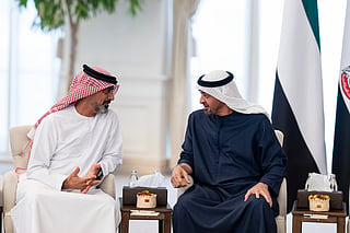 UAE President receives Ajman Crown Prince