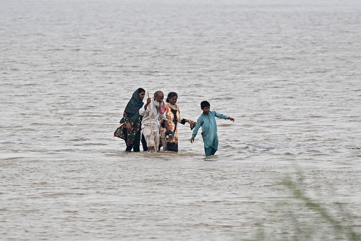 Monsoon Floods Cause Displacement in Pakistan