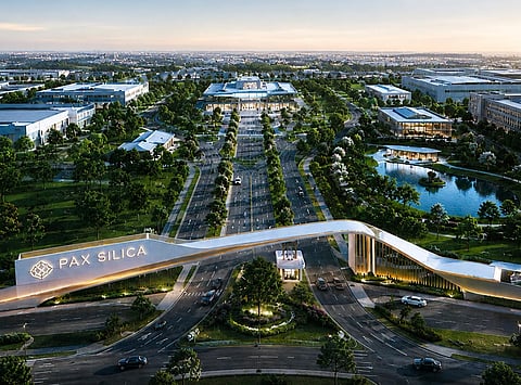 The proposed Pax Silica industrial and tech hub in the Philippines covers an area of 4,000 acres, which is equal to about 1,619 to 1,620 hectaresl. It is planned within New Clark City in Tarlac, 1 hr by car north of Manila, as part of the Luzon Economic. The hub is designed as an AI, semiconductor, critical minerals and advanced manufacturing economic security zone.