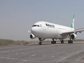An Iranian airline Mahan Air plane (Photo/Reuters)