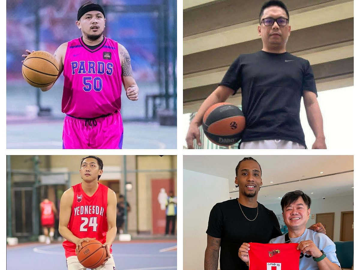 Clockwise from top left: Jerriel Ace Pantig, Bill Rubillos, Donell Almanzor Aducal, and Rom Gannaban