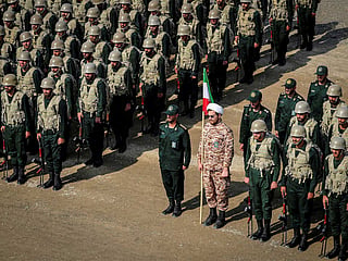 Members of the Islamic Revolutionary Guard Corps (IRGC) (File Photo/Reuters)