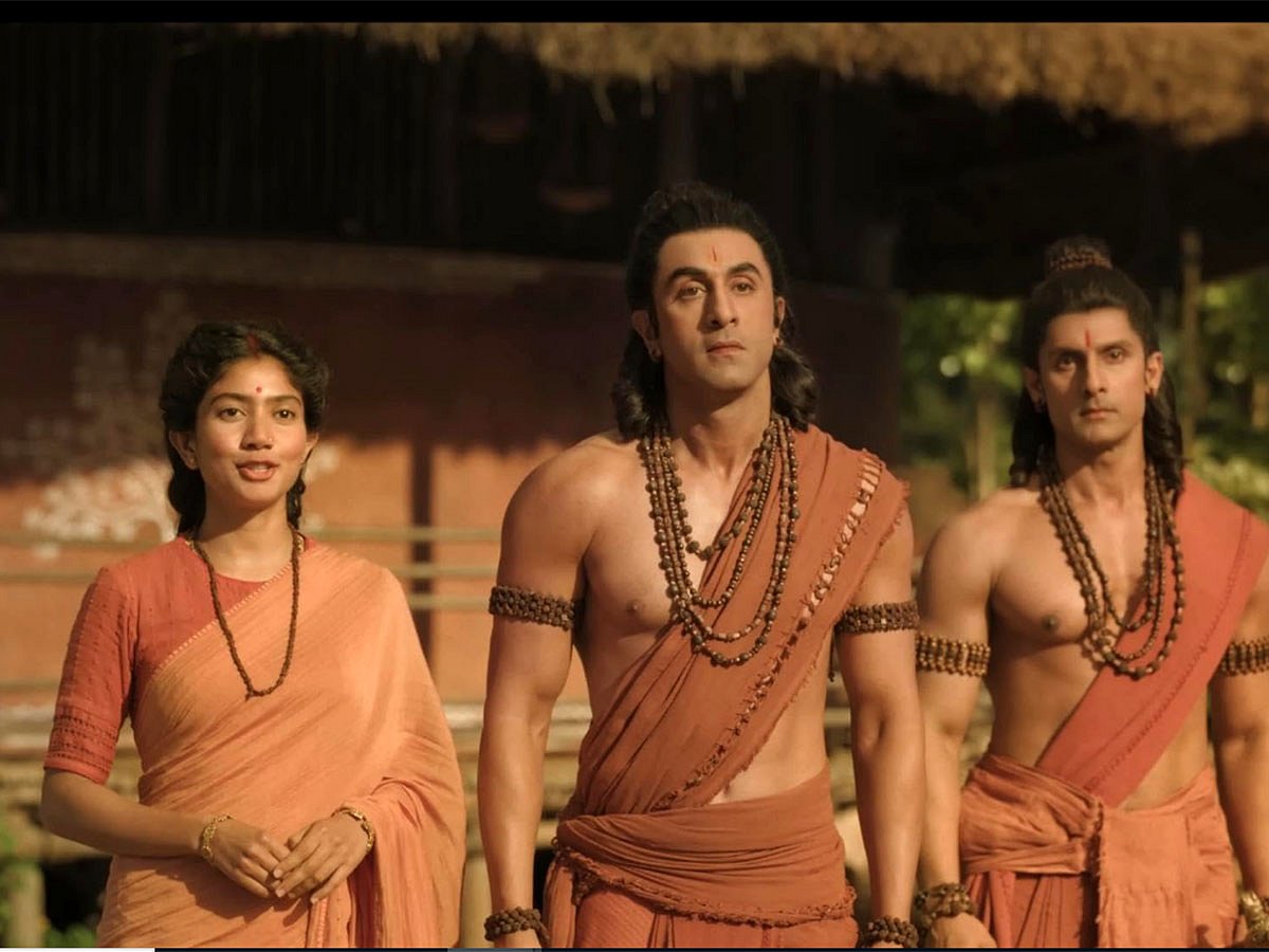 Ranbir Kapoor, Ravi Dubey, and Sai Pallavi in Ramayana.
