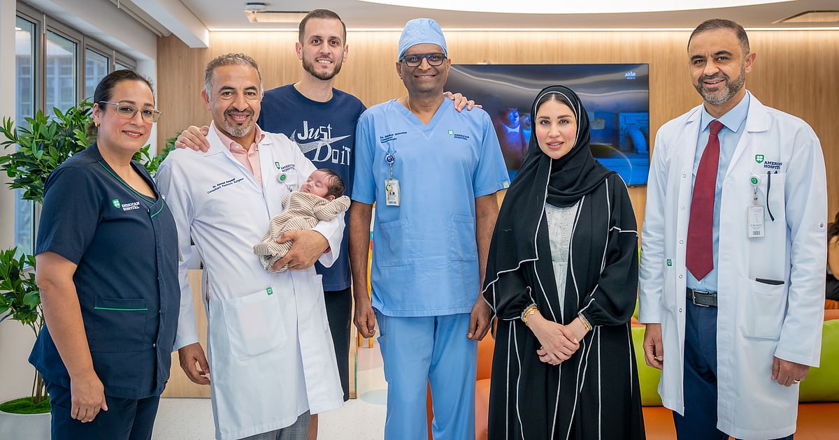 American Hospital Dubai Performs Rare, Life-Saving Surgery on Premature Infant
