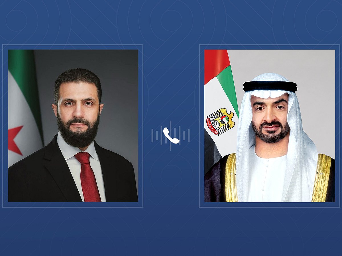 UAE and Syrian Presidents Discuss Cooperation and Regional Developments