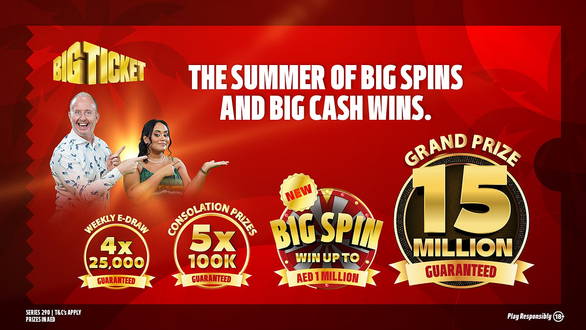 Big Ticket Raffle Announces Dh15 Million Jackpot for August