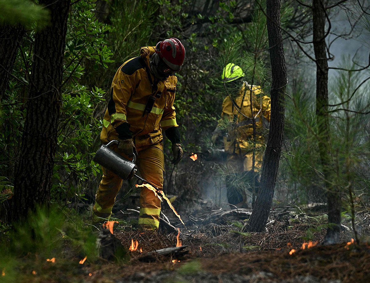 Tourists begin to return to French bay amid wildfire concerns