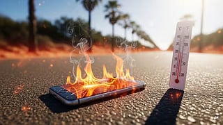 Extreme UAE temperatures can overheat smartphones and permanently reduce battery life.