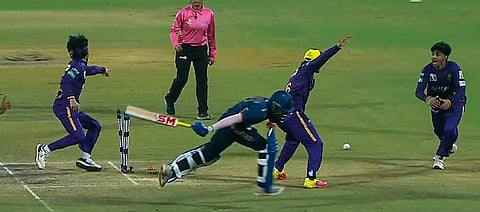 Watch: Himmat Singh’s accidental kick sparks one of cricket’s craziest run-outs in Delhi Premier League