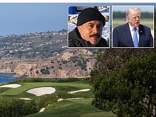 The suspect, identified as 38-year-old Jeanine John Taele from nearby Downey, California, was arrested on Sunday afternoon at the golf course in Rancho Palos Verdes.