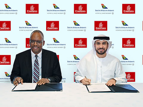 Emirates adds nine African routes with single-ticket travel through SAA