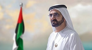 His Highness Sheikh Mohammed bin Rashid Al Maktoum, Vice President and Prime Minister of the UAE and Ruler of Dubai.
