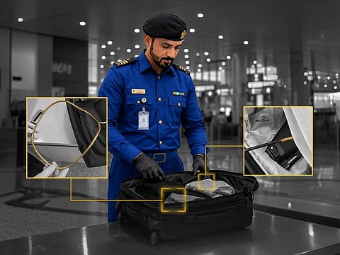 Dubai Customs stops a gold smuggling attempt