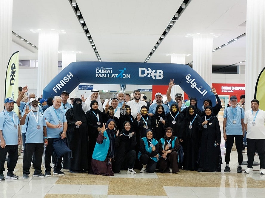 The first-ever Dubai Mallathon event took place at the DXB International airport 