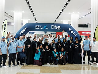 The first-ever Dubai Mallathon event took place at the DXB International airport 