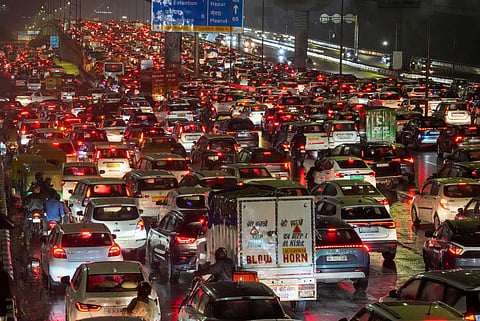 Heavy rains paralyse Delhi-NCR as waterlogging, jams choke key routes