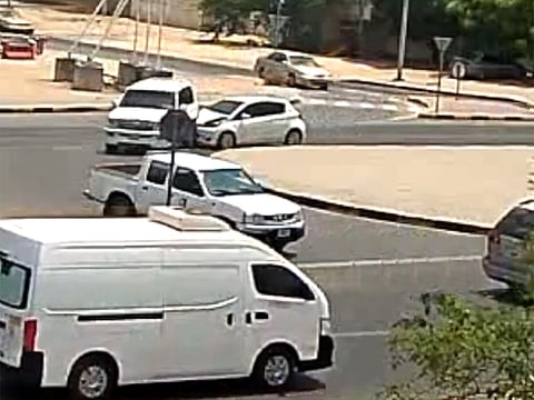 Motorists are urged to stay alert and check for approaching vehicles.