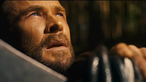 Chris Hemsworth as Thor. 