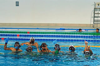 Filipino Attack Force Underwater Hockey Dubai