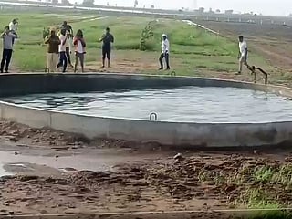 A well in Gujarat’s Morbi district where the water has been seen moving in unusual, wave-like patterns. The phenomenon has gone viral on social media, prompting officials to investigate its possible cause.