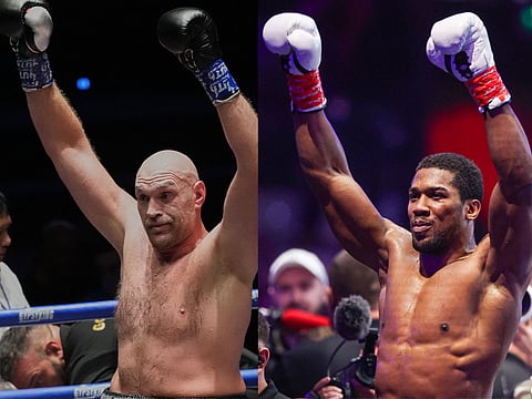 Tyson fury and Anthony Joshua await a date for their highly anticipated fight 
